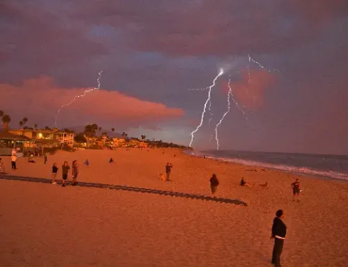 Struck by lightning at New Smyrna Beach